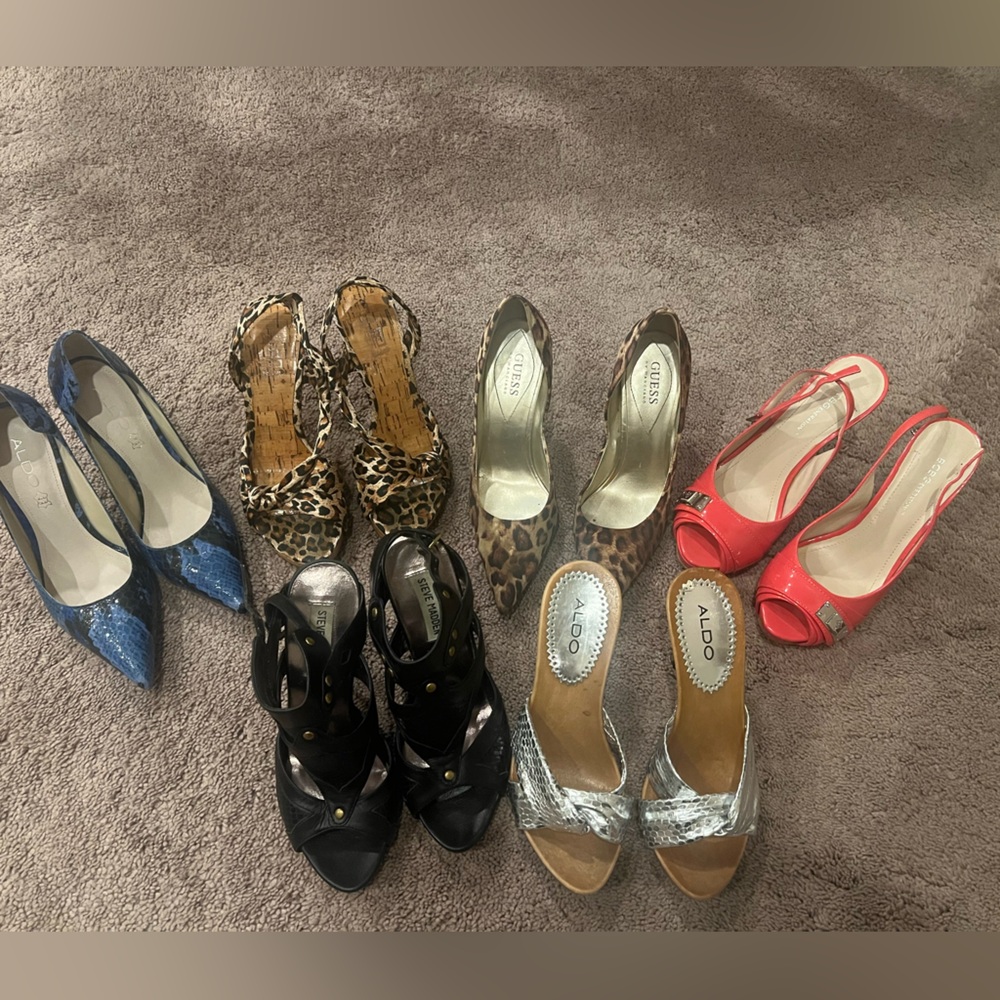 Bundle deal High heels size 7 good condition 6 pairs total